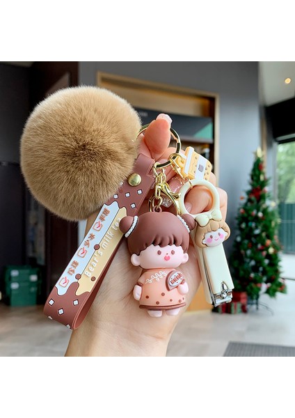 Anahtarlık Çekicilik Karikatür Tırnak Makası Araba Anahtarlık Çanta Çekicilik (Yurt Dışından)