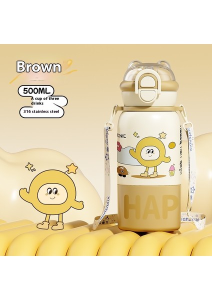 Paslanmaz Çelik Yalıtımlı Dak Sevimli Üç Içme Dağı Açık Taşınabilir Büyük Kapasiteli Saman Daklar (Yurt Dışından)