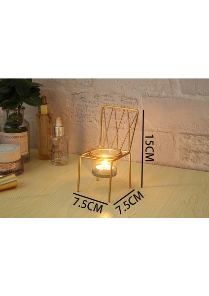 Iskandinav Demir Sanatı Aromaterapi Mumluk Tabanı Küçük Mumluk Dekoratif Süsler Ambiyans Aksesuarları (Yurt Dışından) modelleri