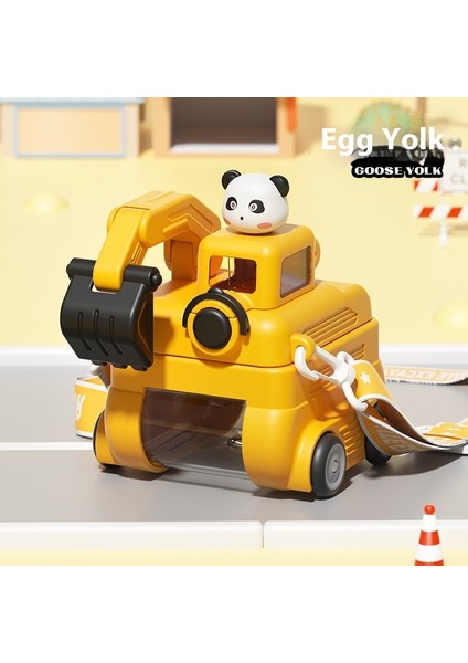 Çocuk Kazıcı Kupa Pipetli Kupa Anaokulu Su Şişesi (Yurt Dışından)