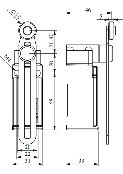 L52K13MEP123 ,metal Gövde KONTAK-1A1K Ayarlı Plastik Makara Sınır Sivic fiyatları