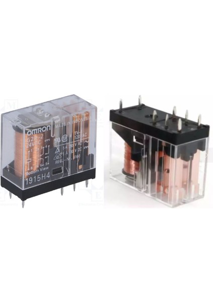 G2R-2-24VDC ,24VDC 2A2K/5A Ince-8-Pin Röle