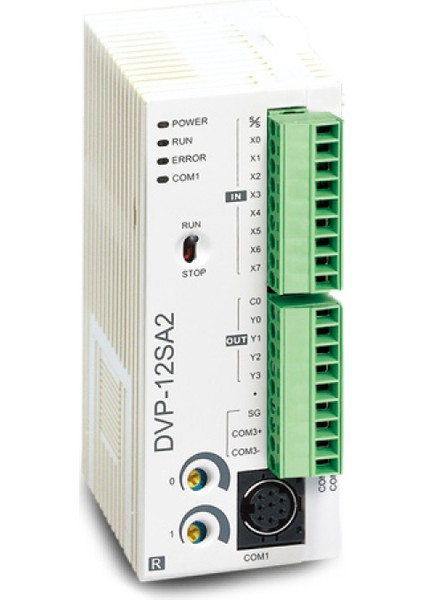DVP12SA211T ,8d/4n Plc Cpu Modül