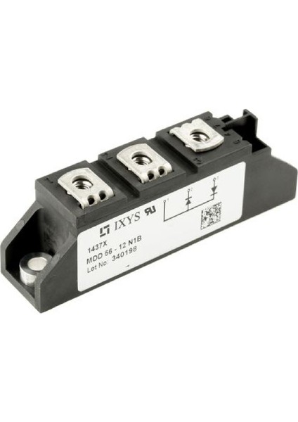 MDD56-12N ,1200V/71A,DİYOT Modül