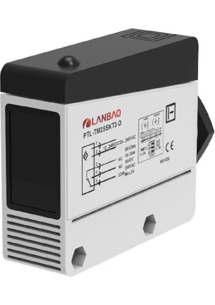 PTLT-TM20SKT3-D ,KÜBIK/20MT 12..220VAC/DC KONTAK-1A1K Zamanlı Alıcı Karşılıklı Fotosel