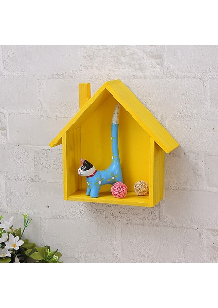 Küçük Ev Rafları Çocuk Odası Kreş Yemek Odası Ahşap Depolama Dekoratif Raf Bölücüler (Yurt Dışından)