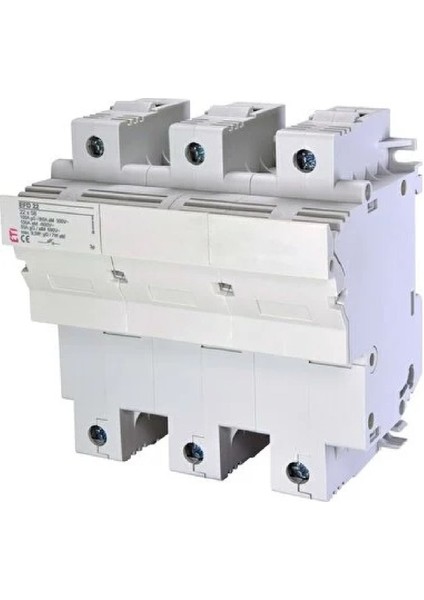 EFD22-3P ,3-Faz 22X58MM 100A Kartuş Sigorta Yuva