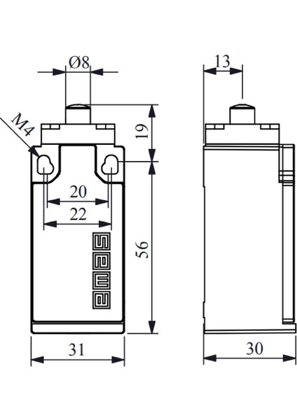 L5K13PUM211 ,plastik Gövde KONTAK-1A1K Metal Pim Sınır Sivic fiyatları