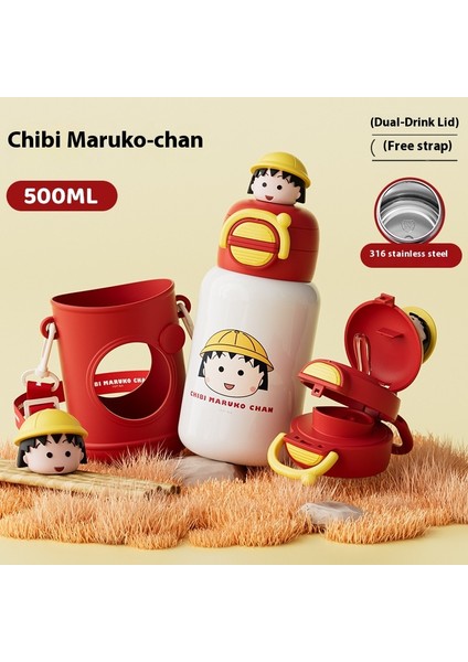 Termal Bardak Tek Kapaklı Çift Içmeli Termal Kupa Taşınabilir Dış Mekan Pipetli Termal Kupa (Yurt Dışından)