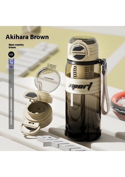 Spor Kupa Büyük Kapasiteli Damla Geçirmez Taşınabilir Plastik Açık (Yurt Dışından)