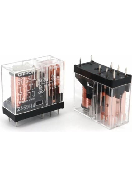 G2R-2-12VDC ,12VDC 2A2K/5A Ince-8-Pin Röle