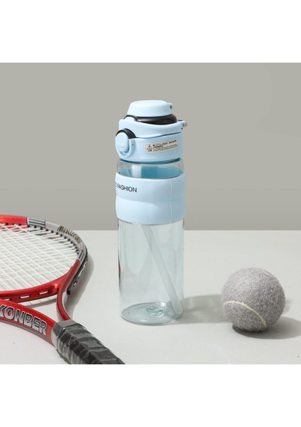 Plastik Dak Büyük Kapasiteli Öğrenciler Taşınabilir Pipetli Su Dakları (Yurt Dışından)