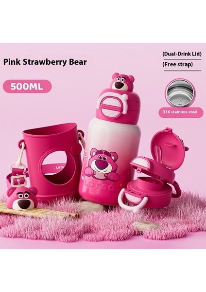 Termal Bardak Tek Kapaklı Çift Içmeli Termal Kupa Taşınabilir Dış Mekan Pipetli Termal Kupa (Yurt Dışından)