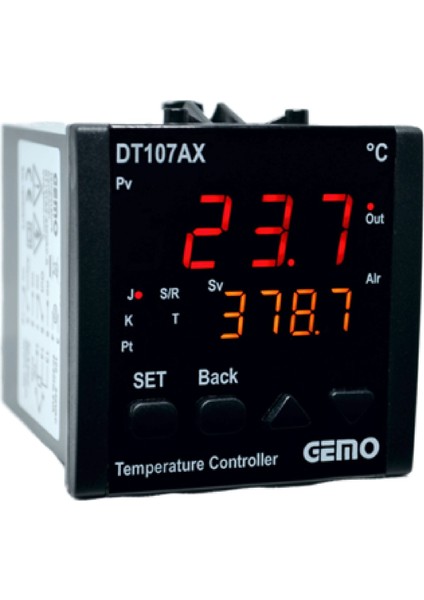 DT107AX-230VAC-S ,72X72MM 110V..220VAC PT100/TC Ssr Isı Kontrol