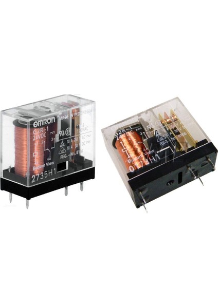 G2R-1-24VDC ,24VDC 1A1K/10A Ince-5-Pin Röle