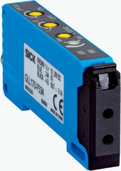 GLL170-P333 (6063336) ,kübik Pnp-No M8/3-Pin Fiber Optik Ampfilikatör