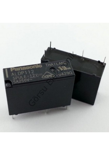ALDP112W ,12VDC 1A/5A Pcb-4-Pin Röle