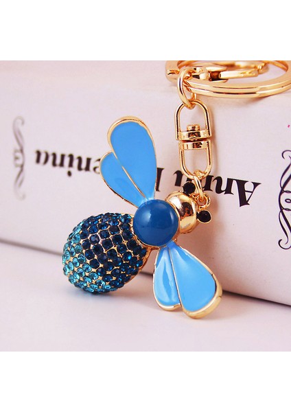 Mücevher Renkli Arı Araba Anahtarlığı Anahtarlık Küçük Hediyeler (Yurt Dışından)