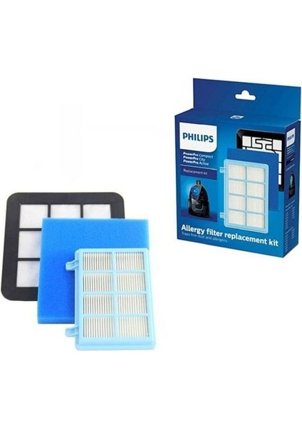 Hgnm E Tradıng Philips FC9331 FC9332 Uyumlu Kutulu Ön ve Arka Filtre Seti