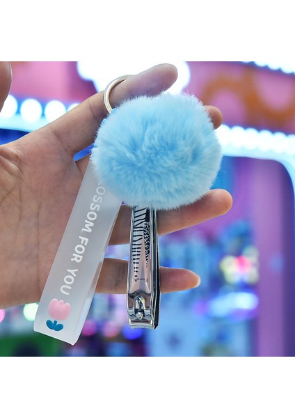 Anahtarlık Sevimli Kürk Topu Tırnak Makası El Ipi Anahtarlık Çanta Küçük Aksesuarlar (Yurt Dışından)