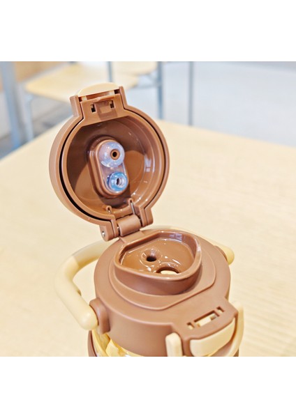 Yalıtım Bardağı Sevimli Paslanmaz Çelik Vakumlu Pipetli Bardak Öğrenci Kupa (Yurt Dışından) fiyatları