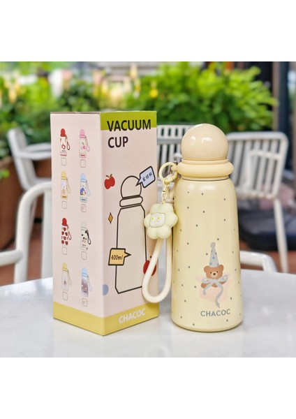 Paslanmaz Çelik Yalıtımlı Kupa Sevimli Öğrenci Kupası Moda Hediye (Yurt Dışından)