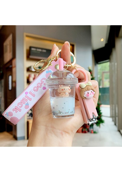 Anahtarlık Çekicilik Karikatür Tırnak Makası Araba Anahtarlık Çanta Çekicilik (Yurt Dışından)