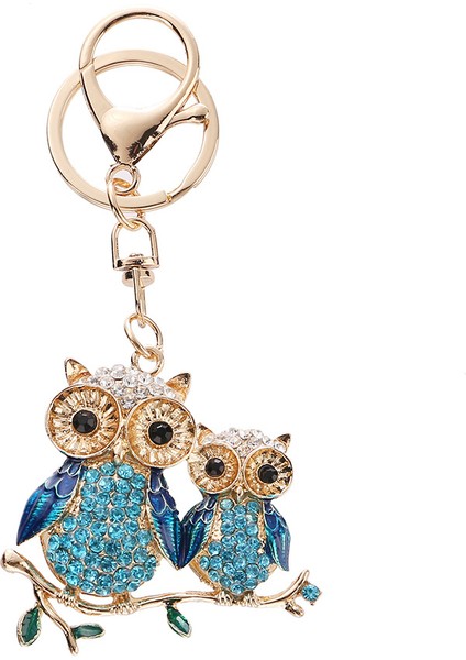 Baykuş Araba Anahtarlığı Sevimli Çanta Kolyesi (Yurt Dışından)