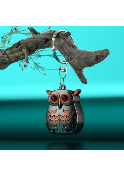 Baykuş Kolye Dekoratif Anahtarlık Mini Flip Tırnak Makası (Yurt Dışından)