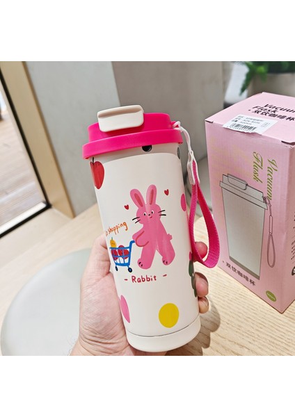 Sevimli Karikatür Kahve Kupa Su Kupa Paslanmaz Çelik Bardak Vakumlu Bardak (Yurt Dışından)