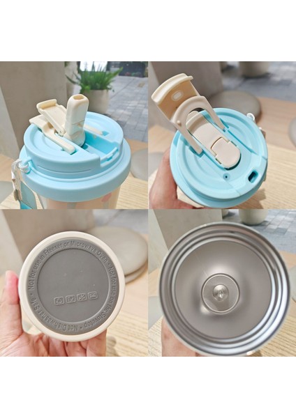 Sevimli Karikatür Kahve Kupa Su Kupa Paslanmaz Çelik Bardak Vakumlu Bardak (Yurt Dışından) fiyatları