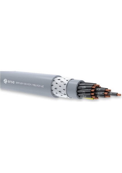 Yslycy-4x1.5 ,kesit 1.5mm 4-Damar/çok Telli Blendajlı Pvc Kumanda Kablo