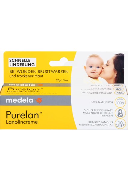 Lanolin Göğüs Ucu Kremi, Emziren Anneler Için %100 Doğal Koruma