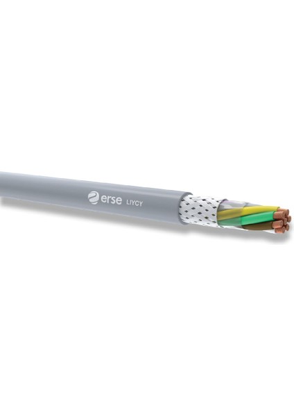 Lıycy-4x2.50 ,kesit 2.50MM 4-Damar/çok Telli Blendajlı Pvc Kumanda Kablo
