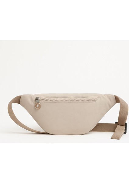Şık Bej Çapraz Askılı Bel ve Omuz Spor Çanta fiyatları
