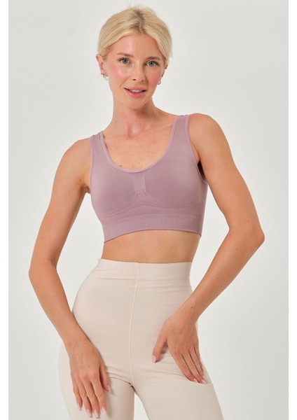 Rosella Toparlayıcı Destekli Seamless Korse Pedsiz Sütyen Kancasız ve Kopçasız Esnek Kumaş