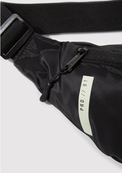 Şık Siyah Bel Çantası 092693-900, Hafif ve Kullanışlı Tasarım indirimleri