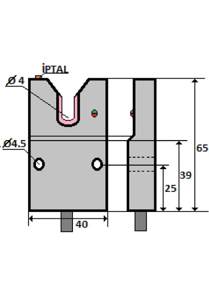 İKS-P40TA-PK ,kübik/3mm Pnp-Nc Ayar+Iptal 3-Kablo Iplik Sensör fiyatları