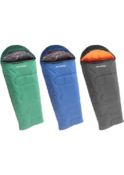 Yeşil Madfox Cavery Stone 0°c Uyku Tulumu, Konforlu ve Dayanıklı Doğa Macerası Için Ideal