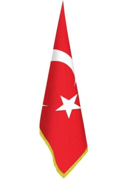 Ay Yıldız -Türkiye - Türk Bayrağı - Bayrak - Ofis-Makam-Toplantı Odaları - Saçaklı Makam Bayrağı