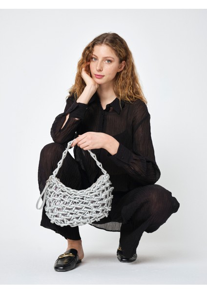 Kadın Hasır El Çantası 05PC25Y20268 modelleri