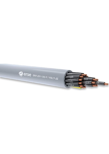 Ysly-2x1 ,kesit 1mm 2-Damar/çok Telli Pvc Kumanda Kablo