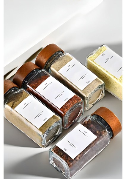 Şeffaf Cam Baharatlık Seti, 12 Parça, Şık ve Kullanışlı Saklama Çözümü fiyatları