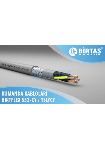 YSLYCY-10X1 ,blendajlı Pvc Kablo