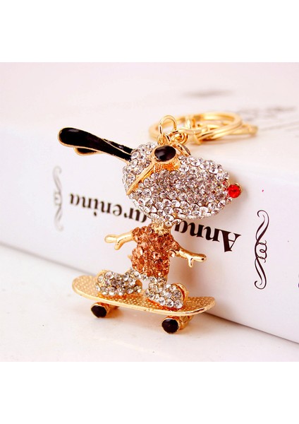 Kaykay Yavrusu Araba Anahtarlığı Çanta Charm Aksesuarı (Yurt Dışından)