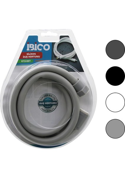 Silikon Duş Hortumu 1.5mt Vakumlu Ambalaj Paslanmaya-Sızmaya-Bükülmeye-Kopmaya Son (4915)