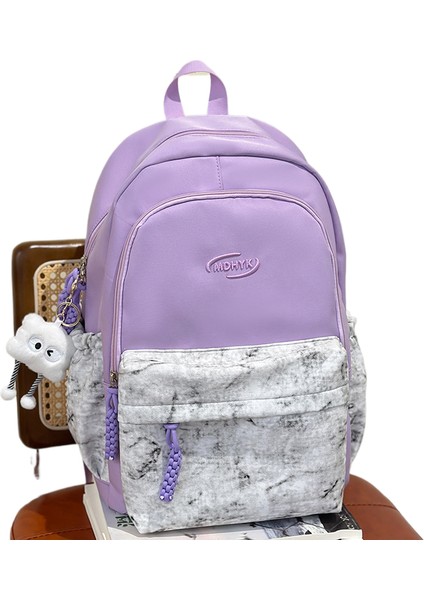 Ortaokul Kız Erkek Büyük Kapasiteli Çok Katmanlı Sırt Çantası (Yurt Dışından)