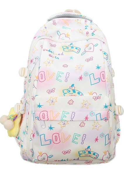 Yüksek Yüzlü Kız Mektup Sırt Çantası (Yurt Dışından)