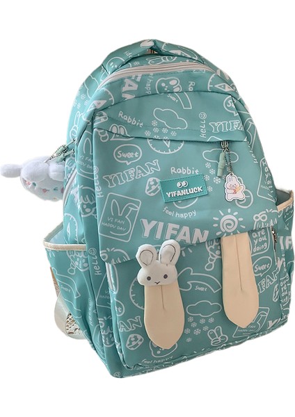 Sevimli Ortaokul Lise Öğrencisi Baskı Sırt Çantası (Yurt Dışından)