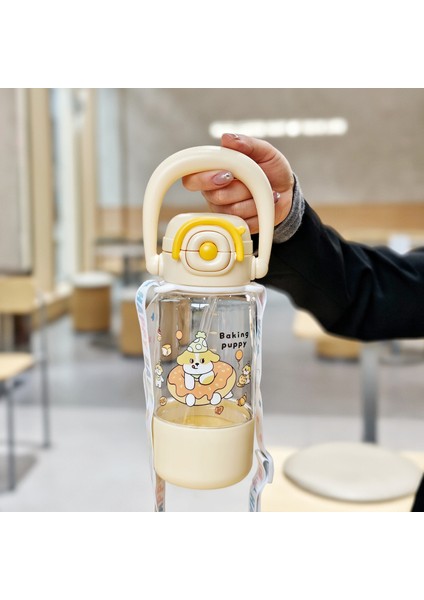 Çocuk Su Dağı Sevimli Öğrenciler Plastik Dak Çapraz Çapraz Büyük Kapasiteli Yaz Saman Dakları (Yurt Dışından)